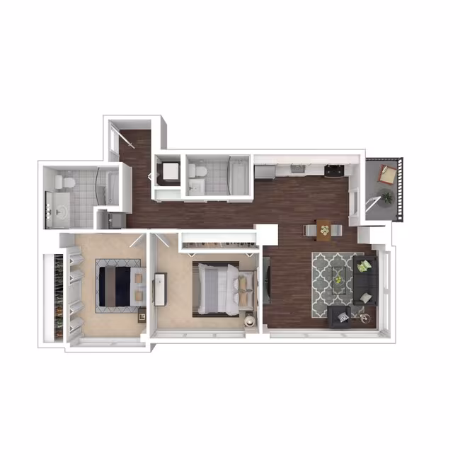 Unit 3701-A 3201 floor plan